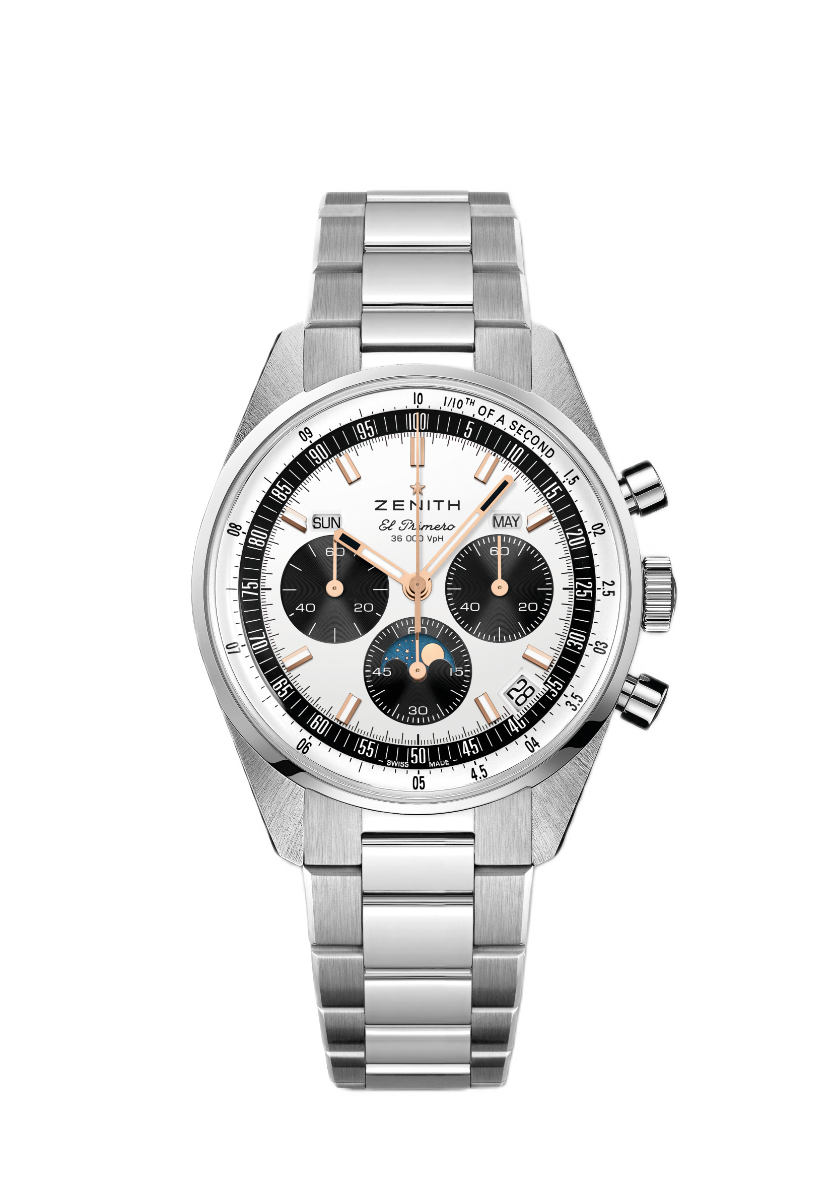 Men's watch / unisex  ZENITH, Chronomaster Original Triple Calendar / 38mm, SKU: 03.3400.3610/38.M3200 | watchphilosophy.co.uk