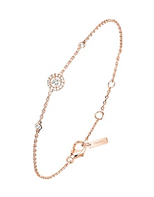 Joy XS Diamond Pink Gold Bracelet