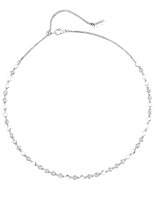 D-Vibes SM White Gold Diamond Necklace