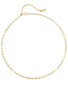 D-Vibes SM Yellow Gold Diamond Necklace