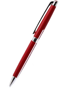 Léman Slim Scarlet Red Ballpoin Pen