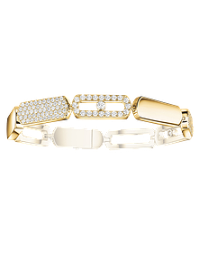 Imperial Move LM Yellow Gold Diamond Bracelet