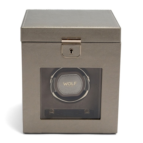  WOLF 1834, Palermo Single Watch Winder With Jewellery Storage, SKU: 213778 | watchphilosophy.co.uk