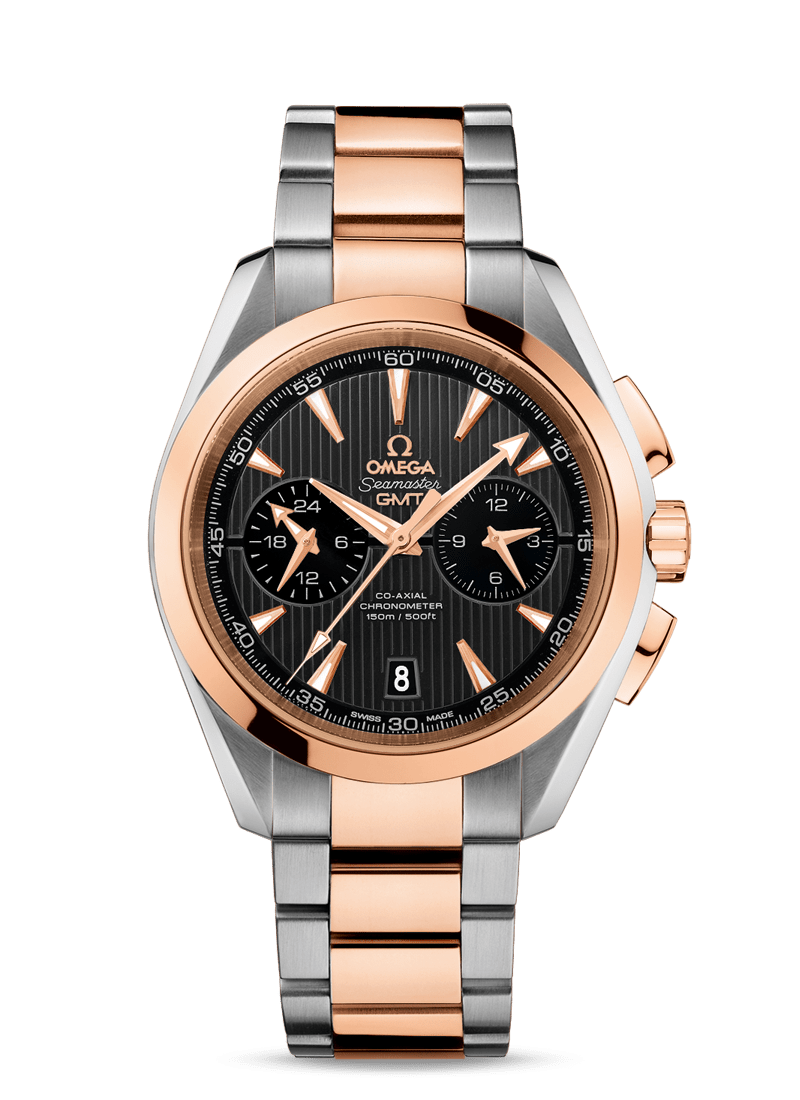 Men's watch / unisex  OMEGA, Seamaster Aqua Terra GMT 150M / 43mm, SKU: 231.20.43.52.06.001 | watchphilosophy.co.uk