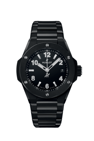 Men's watch / unisex  HUBLOT, Big Bang Integrated Time Only Black Magic / 38mm, SKU: 457.CX.1270.CX | watchphilosophy.co.uk