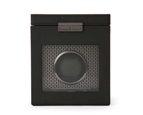  WOLF 1834, Axis Single Watch Winder With Storage, SKU: 469203 | watchphilosophy.co.uk