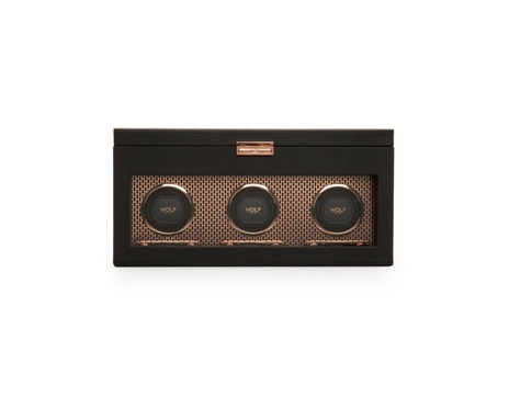  WOLF 1834, Axis Triple Watch Winder With Storage, SKU: 469416 | watchphilosophy.co.uk