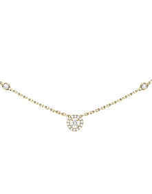 Joy XS Diamond Yellow Gold Necklace