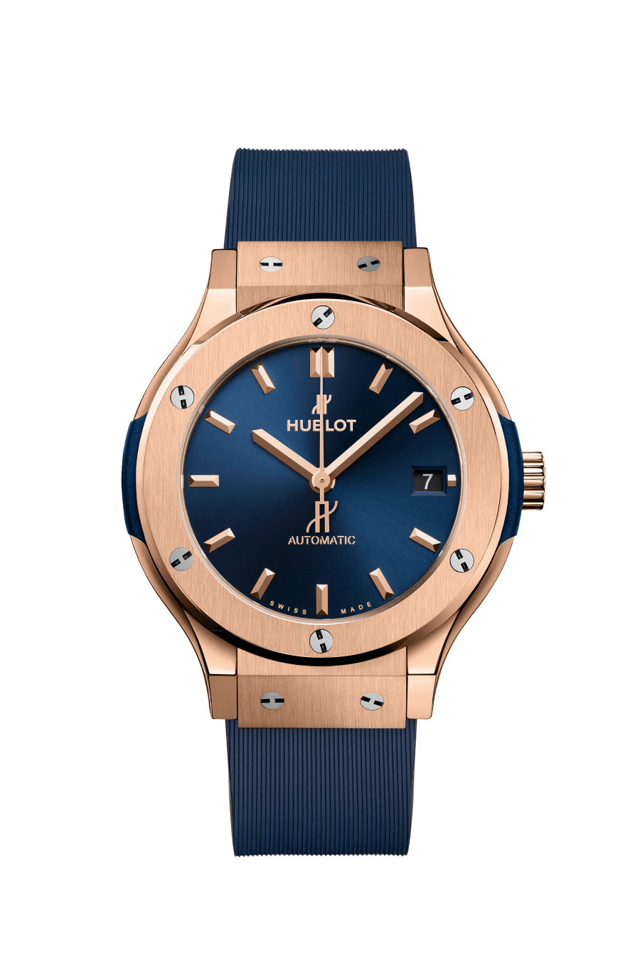 Men's watch / unisex  HUBLOT, Classic Fusion King Gold Blue / 38mm, SKU: 565.OX.7180.RX | watchphilosophy.co.uk