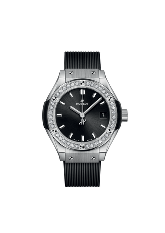 Ladies' watch  HUBLOT, Classic Fusion Titanium Diamonds / 29mm, SKU: 591.NX.1470.RX.1204 | watchphilosophy.co.uk