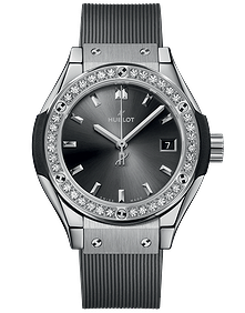 Classic Fusion Titanium Grey Diamonds / 29mm