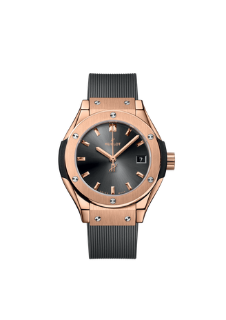 Ladies' watch  HUBLOT, Classic Fusion King Gold Grey / 29mm, SKU: 591.OX.7080.RX | watchphilosophy.co.uk