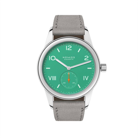 Men s watch unisex NOMOS GLASH TTE Club Campus Electric Green