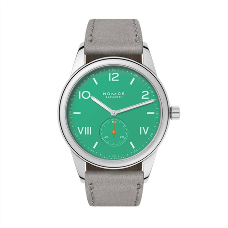 Men's watch / unisex  NOMOS GLASHÜTTE, Club Campus 38 Electric Green / 38.50mm, SKU: 726 | watchphilosophy.co.uk