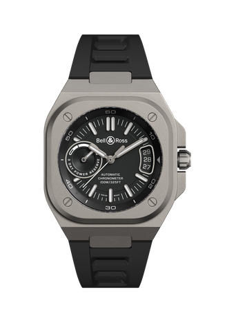 Men's watch / unisex  BELL & ROSS, BR-X5 Black Titanium / 41mm, SKU: BRX5R-BL-TI/SRB | watchphilosophy.co.uk