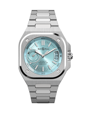 Men's watch / unisex  BELL & ROSS, BR-X5 Ice Blue Stee / 41mm, SKU: BRX5R-IB-ST/SST | watchphilosophy.co.uk