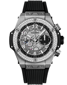 Big Bang Unico Titanium Diamonds / 42mm