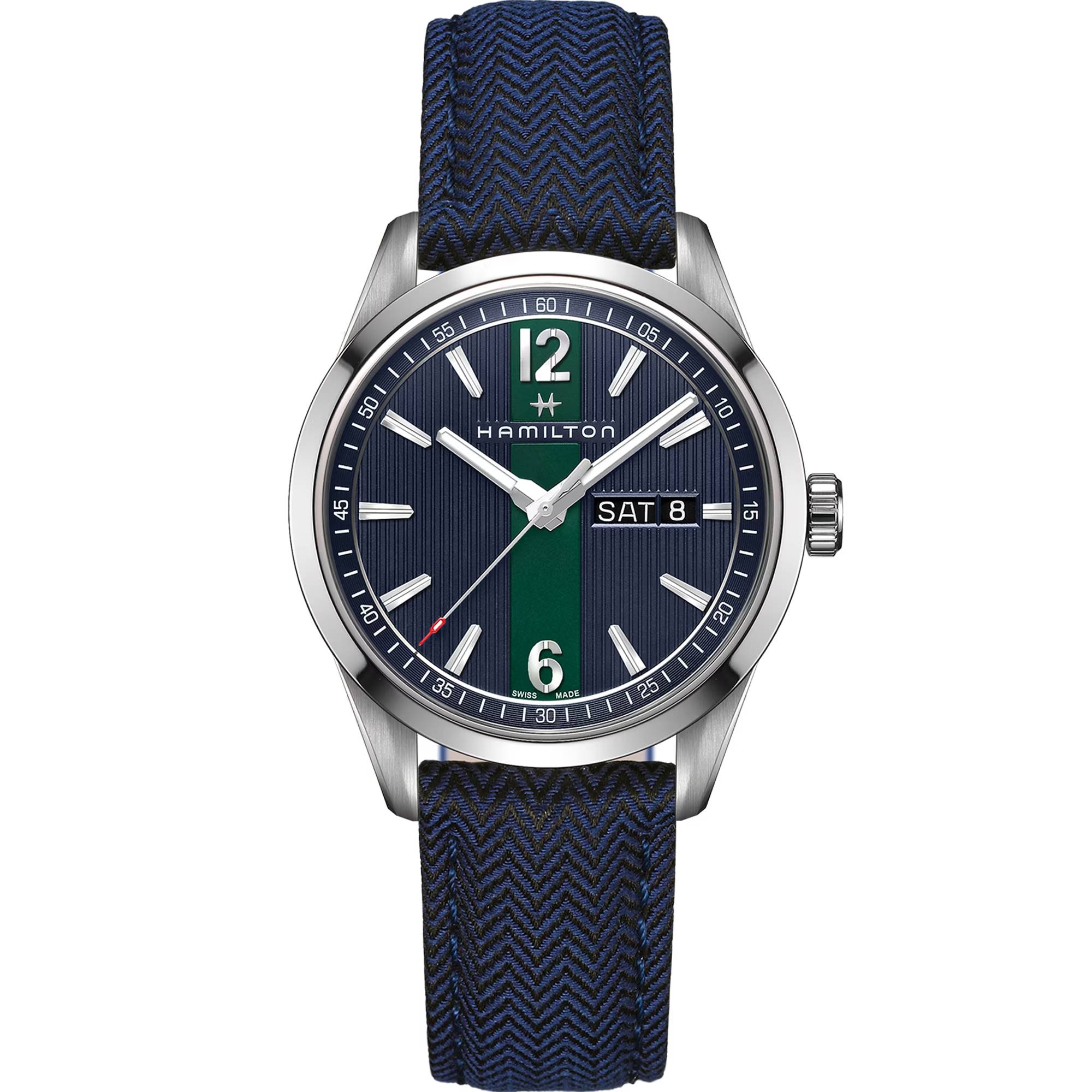 Men's watch / unisex  HAMILTON, Broadway Day Date Quartz / 40mm, SKU: H43311941 | watchphilosophy.co.uk