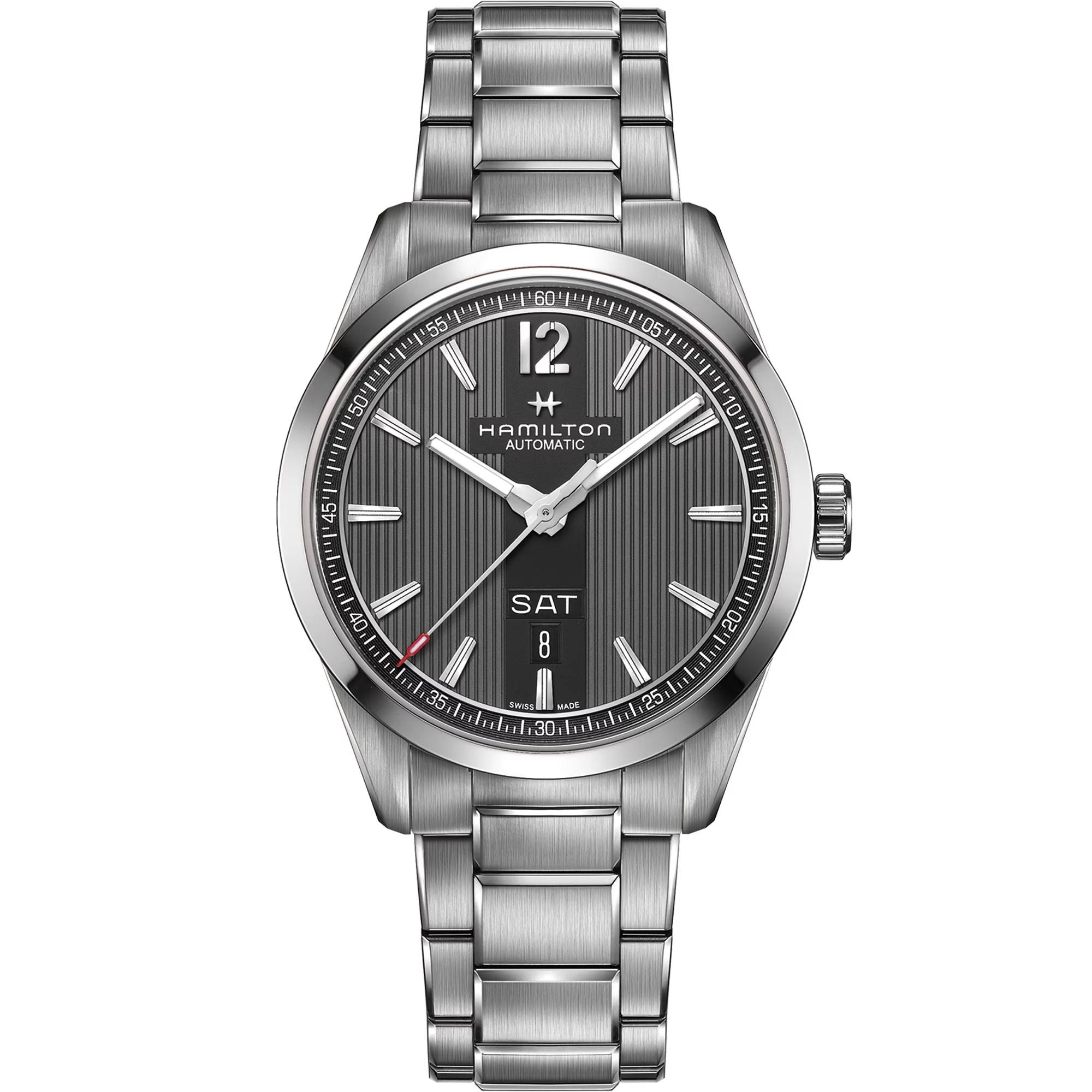 Men's watch / unisex  HAMILTON, Broadway Day Date Auto / 42mm, SKU: H43515135 | watchphilosophy.co.uk