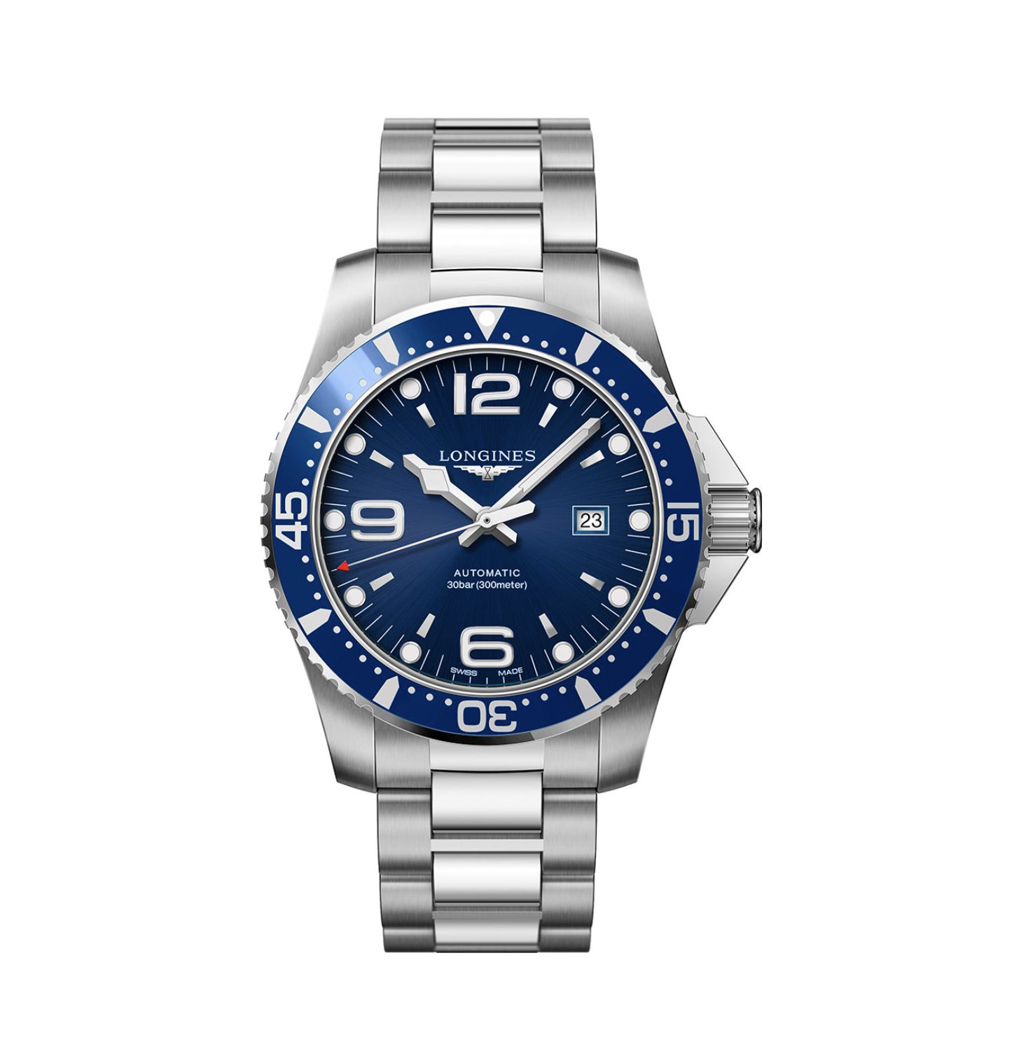 Men's watch / unisex  LONGINES, HydroConquest / 44mm, SKU: L3.841.4.96.6 | watchphilosophy.co.uk