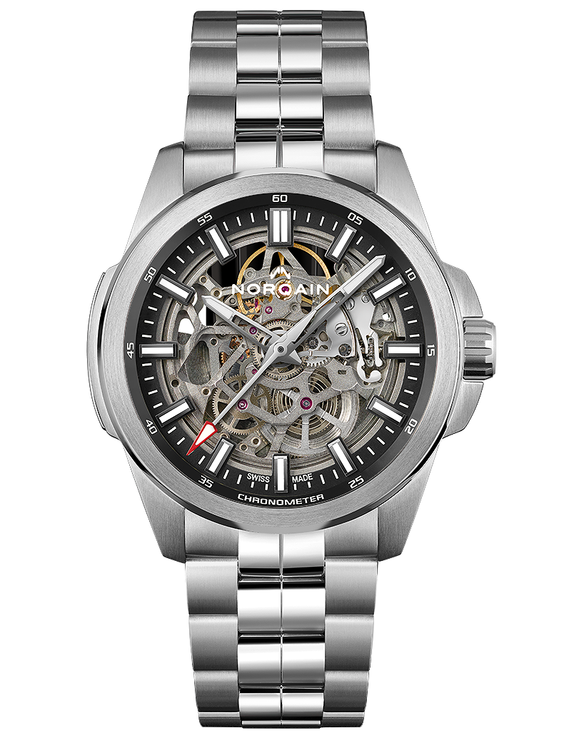 Men's watch / unisex  NORQAIN, Independence 22 Skeleton Special Edition / 42mm, SKU: N3000S03A/302/102SI | watchphilosophy.co.uk