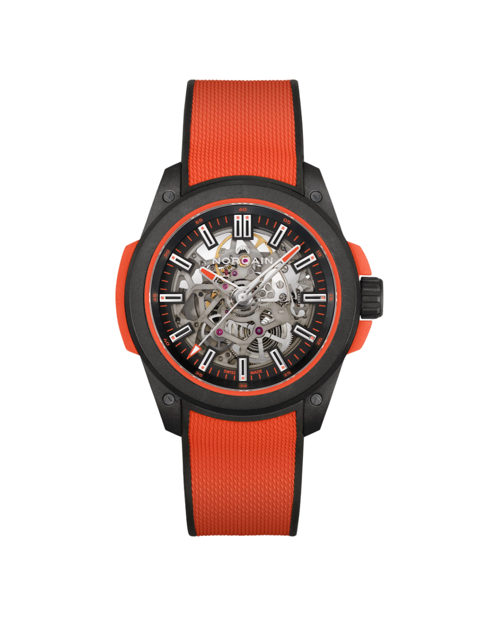 Men's watch / unisex  NORQAIN, Independence Wild One Skeleton / 42mm, SKU: NNQ3000QBR2AS/B013/3W1RBR1.20BQ | watchphilosophy.co.uk