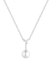 Classic Elegance Platinum Pearl & Diamonds