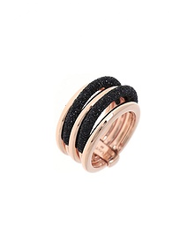 Polvere di Sogni Pink Silver Rings