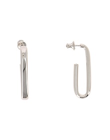 Forever Chic Rhodium Silver Earrings