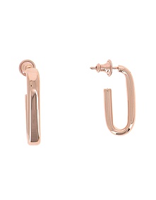 Forever Chic Pink Silver Earrings