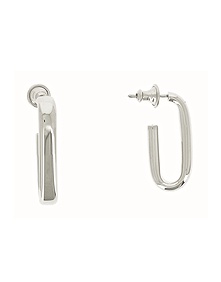 Forever Chic Rhodium Silver Earrings