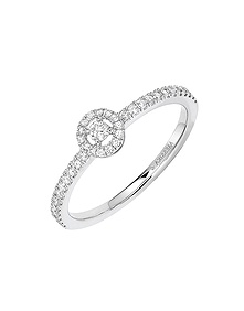 Joy PM Diamond White Gold Small Size Ring