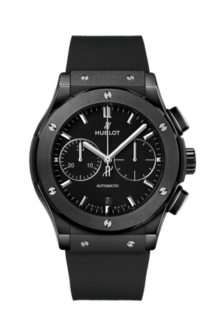 Men's watch / unisex  HUBLOT, Classic Fusion Chronograph Black Magic / 45mm, SKU: 521.CM.1171.RX | watchphilosophy.co.uk