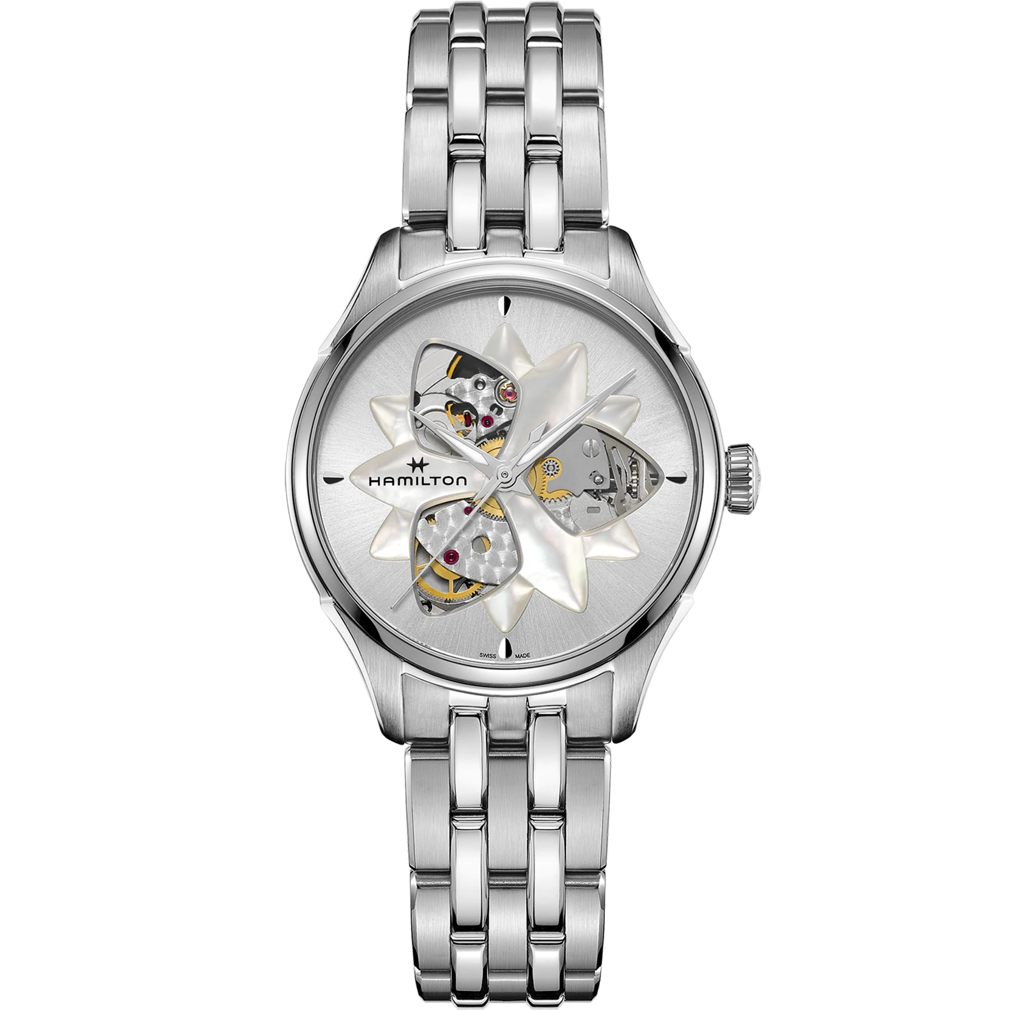 Ladies' watch  HAMILTON, Jazzmaster Open Heart Lady Auto / 34mm, SKU: H32115191 | watchphilosophy.co.uk