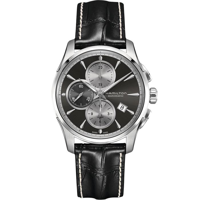 Men's watch / unisex  HAMILTON, Jazzmaster Auto Chrono / 42mm, SKU: H32596781 | watchphilosophy.co.uk