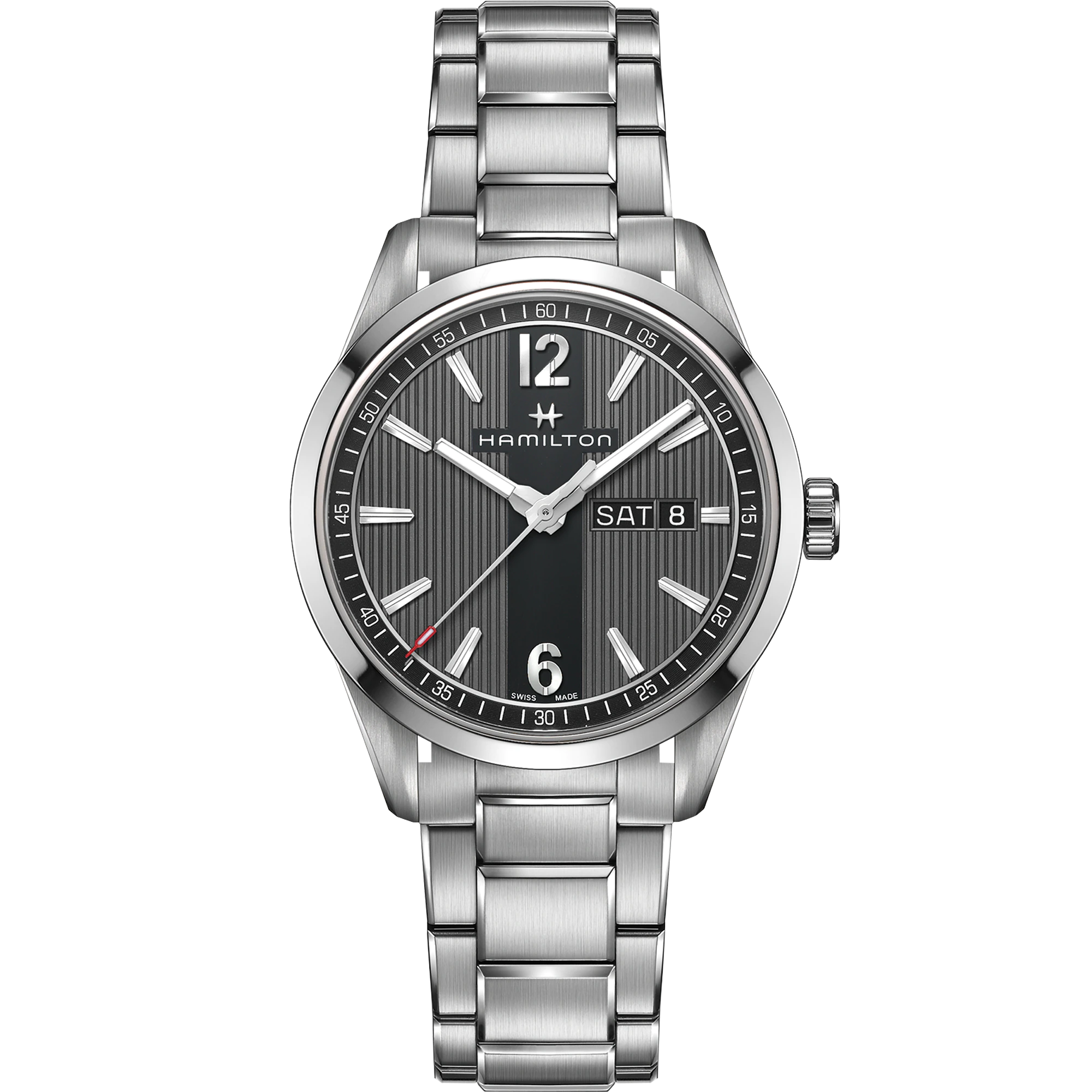 Men's watch / unisex  HAMILTON, Broadway Day Date Quartz / 40mm, SKU: H43311135 | watchphilosophy.co.uk