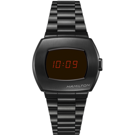 Men's watch / unisex  HAMILTON, American Classic PSR Digital Quartz / 40,8mm x 34,7mm, SKU: H52404130 | watchphilosophy.co.uk