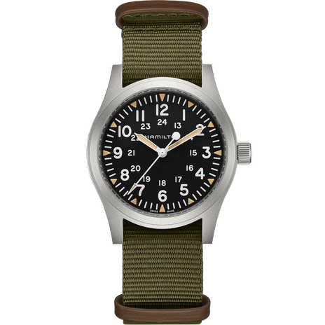 Men's watch / unisex  HAMILTON, Khaki Field Mechanical / 42mm, SKU: H69529933 | watchphilosophy.co.uk