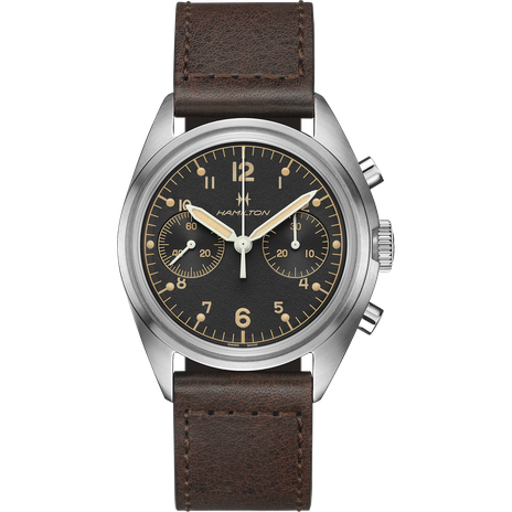 Men's watch / unisex  HAMILTON, Khaki Aviation Pioneer Mechanical Chrono / 40mm, SKU: H76409530 | watchphilosophy.co.uk