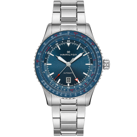 Men's watch / unisex  HAMILTON, Khaki Aviation Converter Auto GMT / 44mm, SKU: H76715140 | watchphilosophy.co.uk