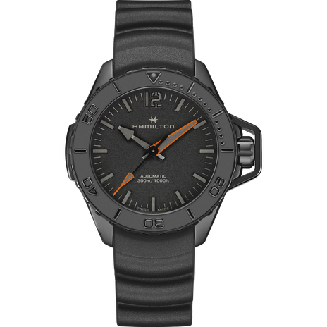 Men's watch / unisex  HAMILTON, Khaki Navy Frogman Auto / 46mm, SKU: H77845330 | watchphilosophy.co.uk