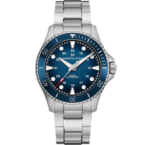 Men's watch / unisex  HAMILTON, Khaki Navy Scuba Auto / 43mm, SKU: H82505140 | watchphilosophy.co.uk