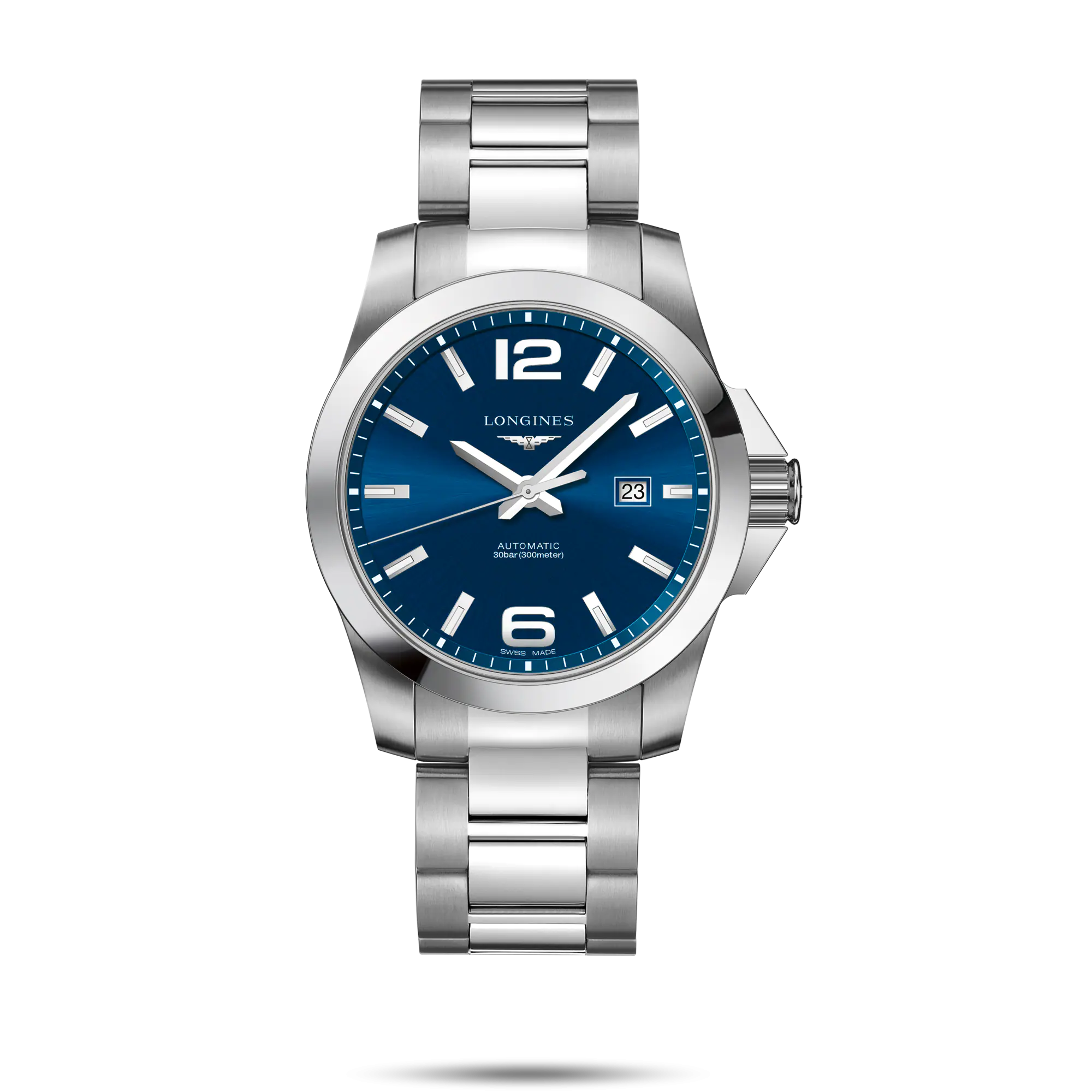 Men s watch unisex LONGINES Conquest 43mm SKU L3.778.4.96.6