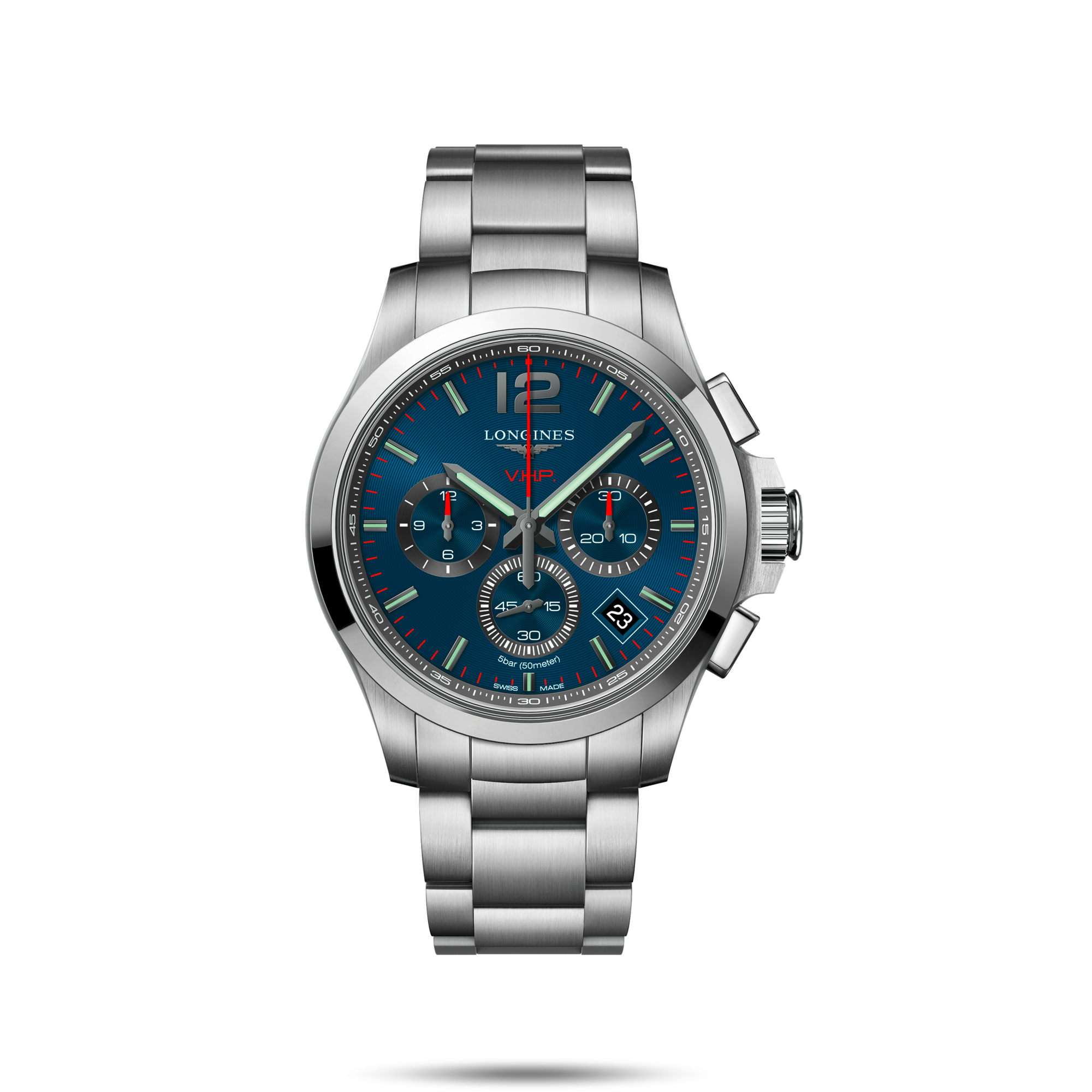Men's watch / unisex  LONGINES, Conquest V.H.P. / 42mm, SKU: L3.717.4.96.6 | watchphilosophy.co.uk