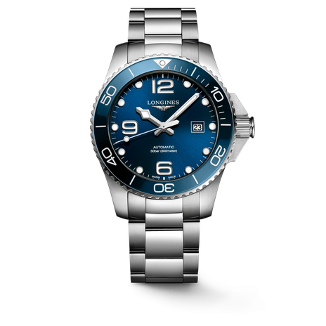 Men's watch / unisex  LONGINES, HydroConquest / 43mm, SKU: L3.782.4.96.6 | watchphilosophy.co.uk