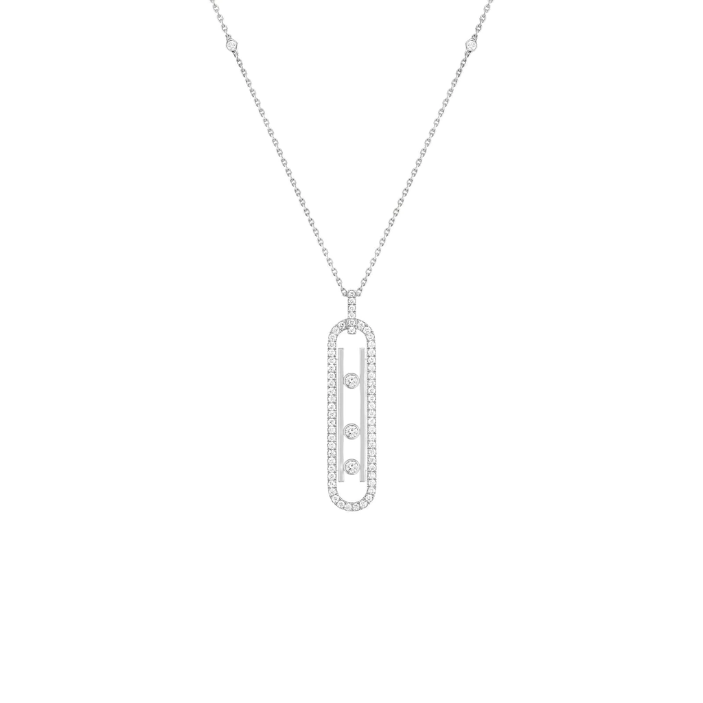 Women Jewellery  MESSIKA, Move 10TH PM Necklace, SKU: 10032-WG | watchphilosophy.co.uk