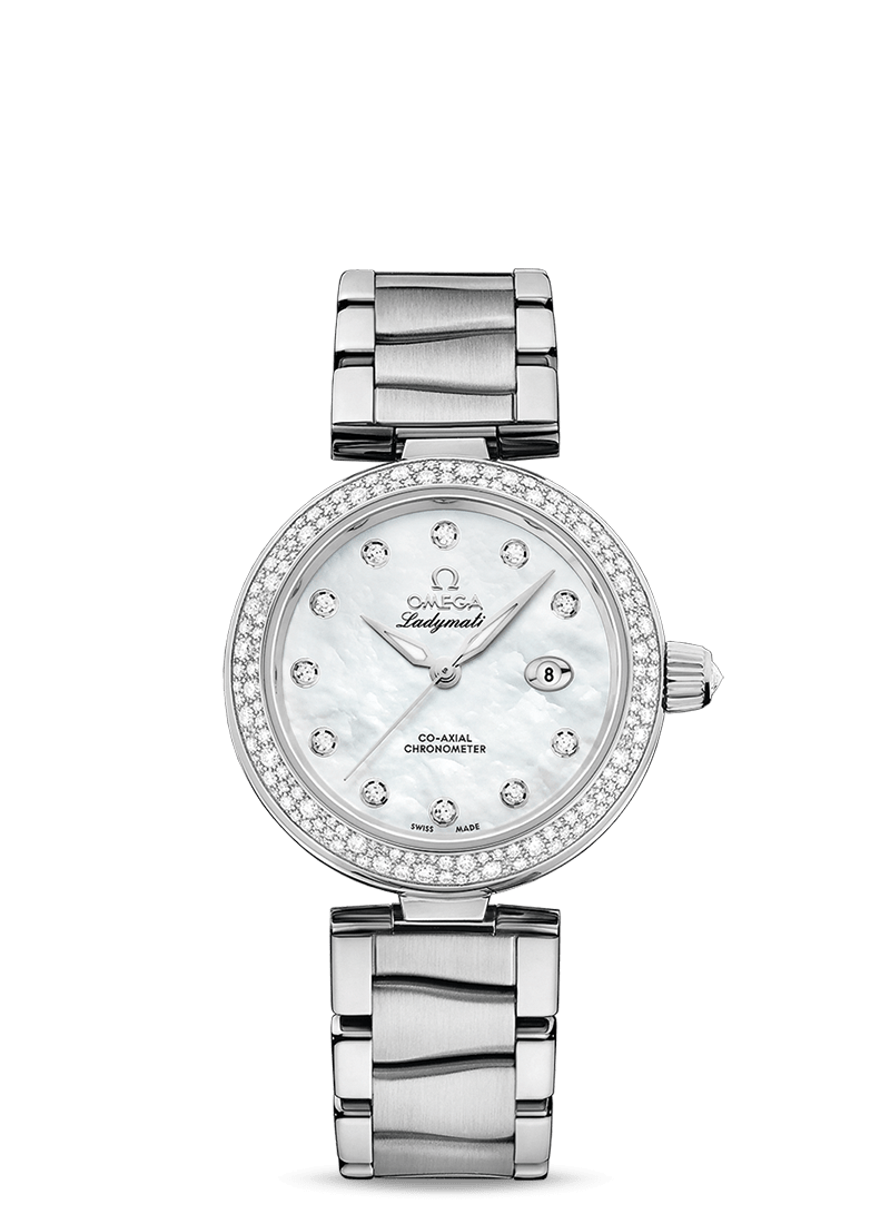 Ladies' watch  OMEGA, De Ville Ladymatic Co Axial Chronometer / 34mm, SKU: 425.35.34.20.55.002 | watchphilosophy.co.uk