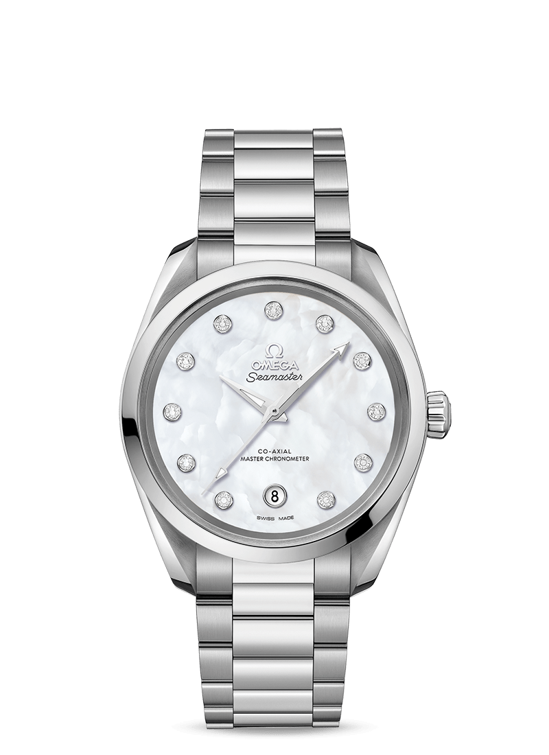 Ladies' watch  OMEGA, Seamaster Aqua Terra 150m Co Axial Master Chronometer Ladies / 38mm, SKU: 220.10.38.20.55.001 | watchphilosophy.co.uk