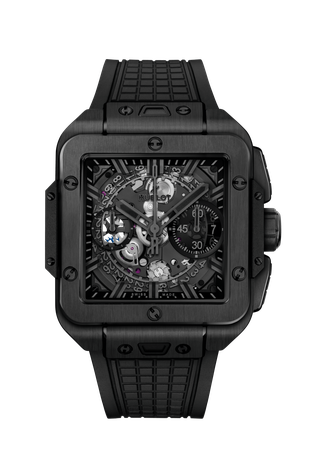 Men's watch / unisex  HUBLOT, Square Bang Unico All Black / 42mm, SKU: 821.CX.0140.RX | watchphilosophy.co.uk