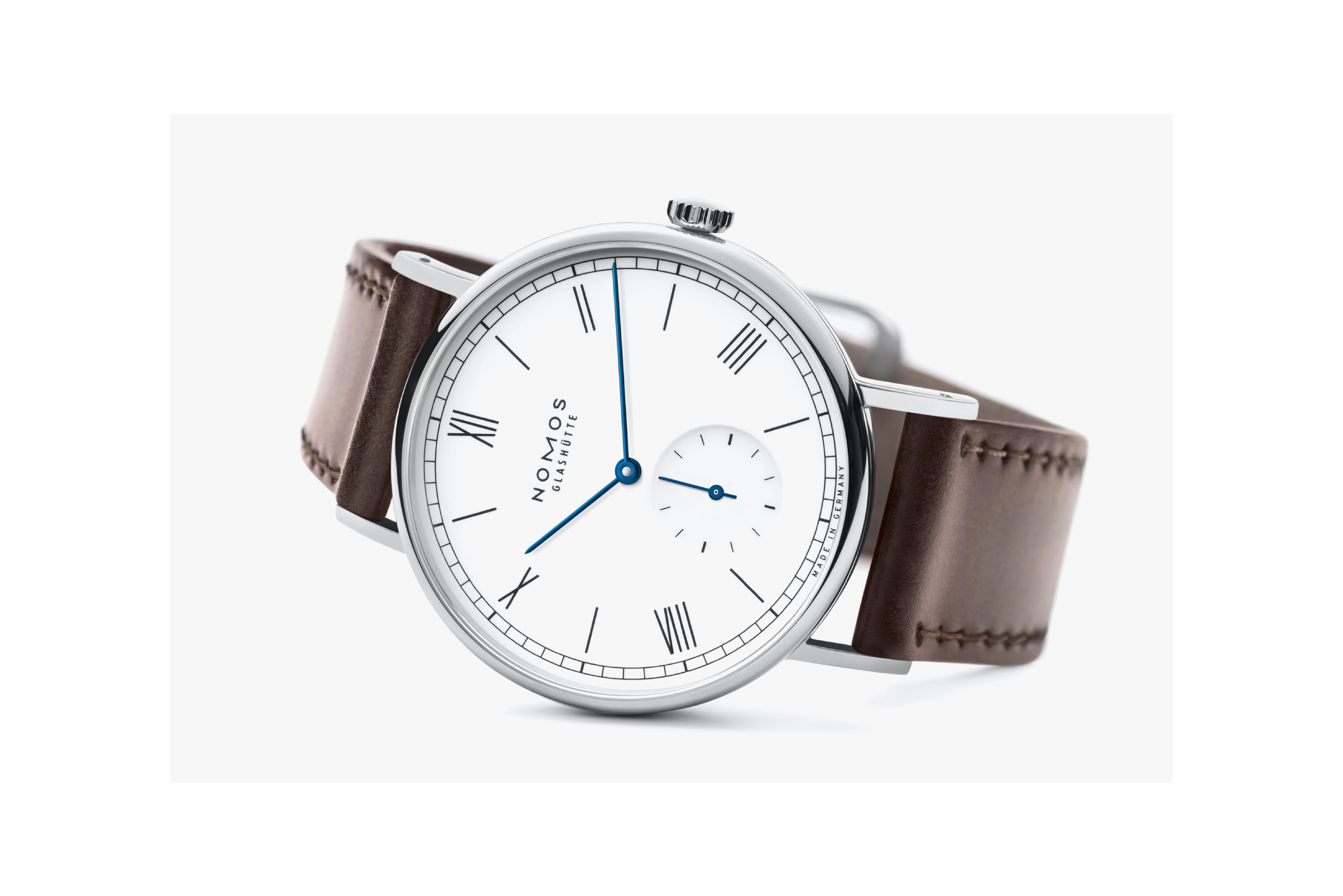 Men's watch / unisex  NOMOS GLASHÜTTE, Ludwig 38 Enamel White / 37.5mm, SKU: 237 | watchphilosophy.co.uk